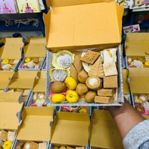 নাটোরের সন্দেশ – ক্ষির সানা ও ব্রাউন সুগারে তৈরি খাঁটি প্রিমিয়াম মিষ্টি | Khaati Food Kasba