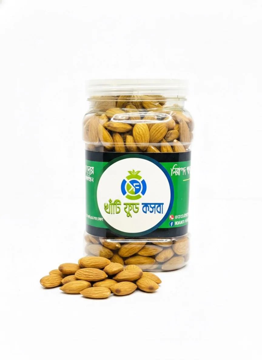 কাট বাদাম (Sliced Almond) – 250g / 500g / 1KG